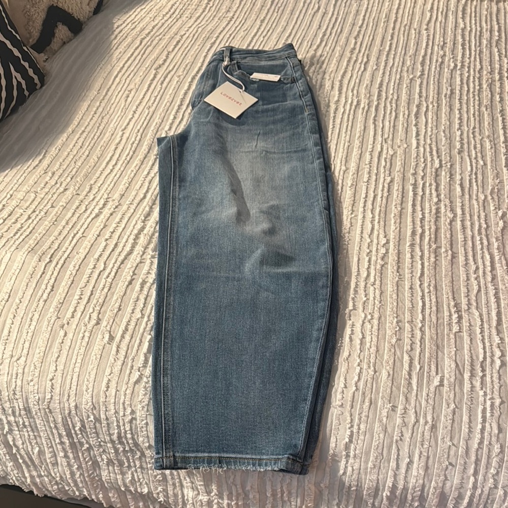Lovestitch Blue Barrel Leg Jeans